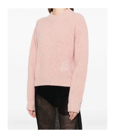 Cecilie Bahnsen Bega Pullover Fisherman Knit Soft Pink