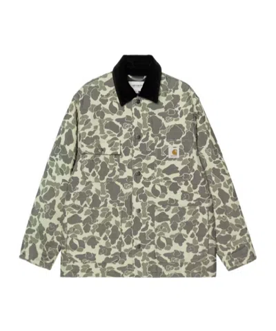 Carhartt Tapestry Chore Camo Duck Jacquard Jacket In Multi