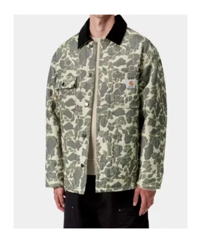 Carhartt Tapestry Chore Camo Duck Jacquard Jacket In Multi