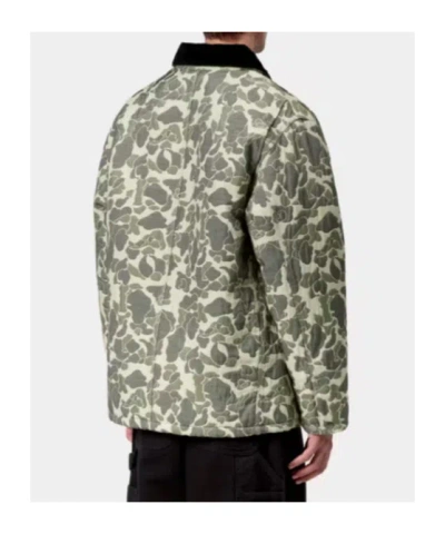 Carhartt Tapestry Chore Camo Duck Jacquard Jacket In Multi
