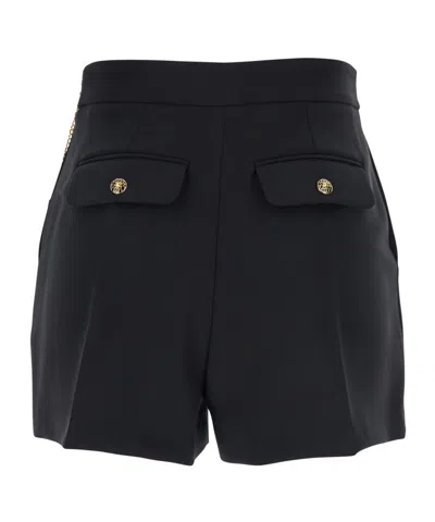 Elisabetta Franchi Black Shorts In Black
