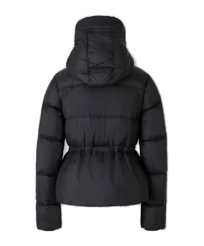 Canada Goose Drawstring Waist Down Jacket In Black