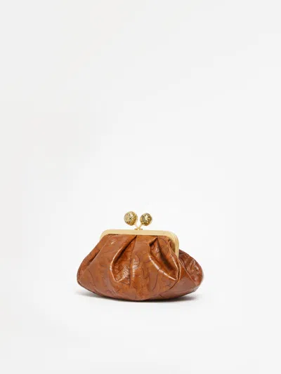 Weekend Max Mara Pasticcino Bag Small In Pelle Liscia In Brown