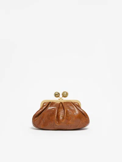 Weekend Max Mara Pasticcino Bag Small In Pelle Liscia In Brown