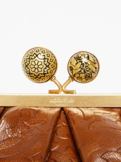 Weekend Max Mara Pasticcino Bag Small In Pelle Liscia In Brown