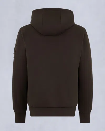 Moose Knuckles Classic Bunny Fleece Jacket With Removable Faux Fur Lining In Brown