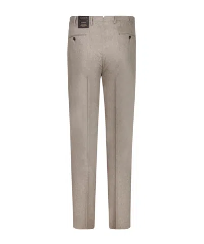 Incotex Tailored Trousers With Back Pockets And Belt Loops In Neutral