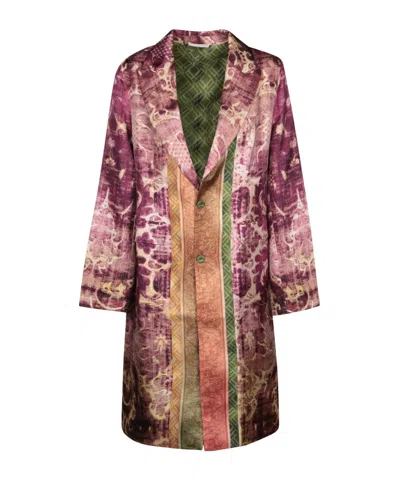 Pierre-louis Mascia Patterned Coat In Multi