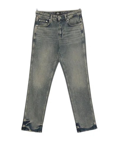 Represent Straight Leg Trousers With Belt Loops And Pockets In Brown