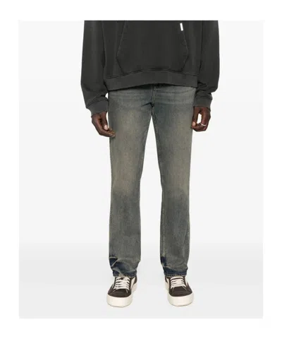 Represent Straight Leg Trousers With Belt Loops And Pockets In Brown