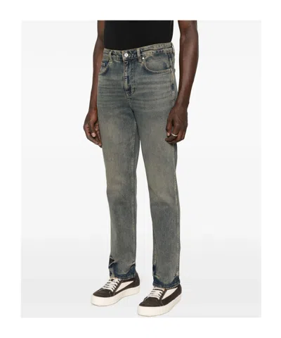 Represent Straight Leg Trousers With Belt Loops And Pockets In Brown