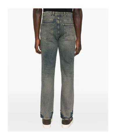 Represent Straight Leg Trousers With Belt Loops And Pockets In Brown