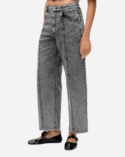 Baum Und Pferdgarten Denim Trousers With Belt Loops In Gray