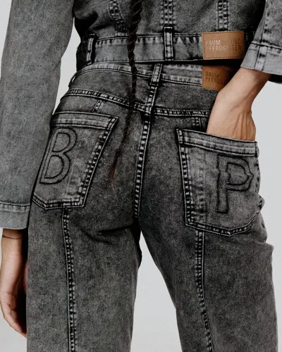 Baum Und Pferdgarten Denim Trousers With Belt Loops In Gray