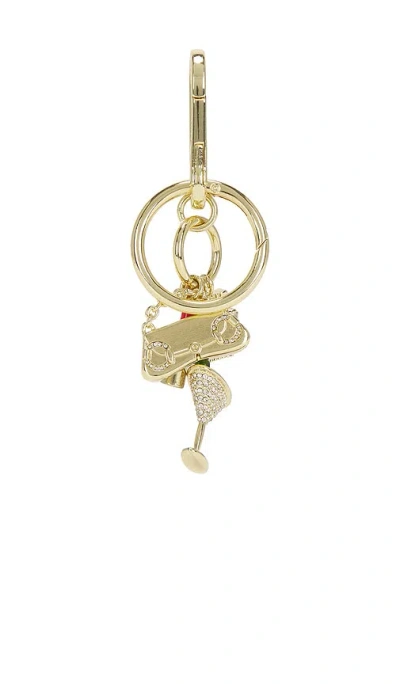 Baublebar Sip, Slay & Sparkle Bag Charm In Gold