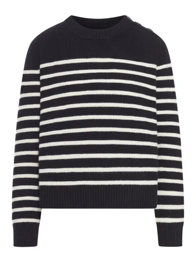 Roberto Collina Crew Neck Wool Sweater In Black