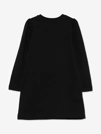 Moschino Girls Teddy Bear Logo Dress In Black