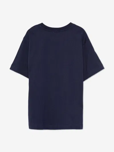 Moschino Kids Teddy Bear Logo T-shirt In Blue