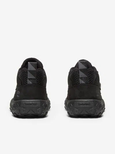 Timberland Boys Greenstride Motion 6-mid Lace Up Trainers In Black