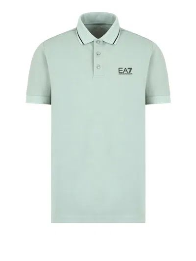 Ea7 Polo Man  8npf16 ♪ U9024 Green Milieu In Green