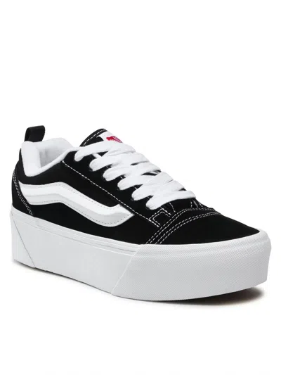 Vans-premium Women's Sneakers Vans Premium Knu Stack - Vn000cp66bt Black In Black
