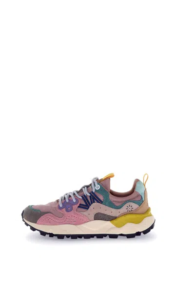 Flower Mountain Women's Sneakers  Yamano 3 - 2017817 01 2b22 Grey Cipria Light Pink In Multi