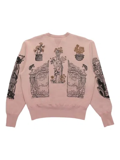 JARDIN 圆领图案卫衣