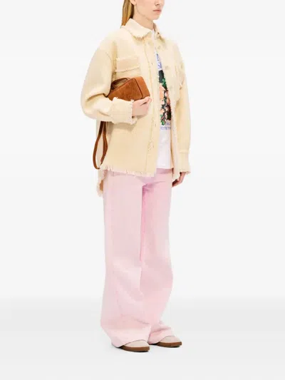 Msgm Graphic-print T-shirt In White