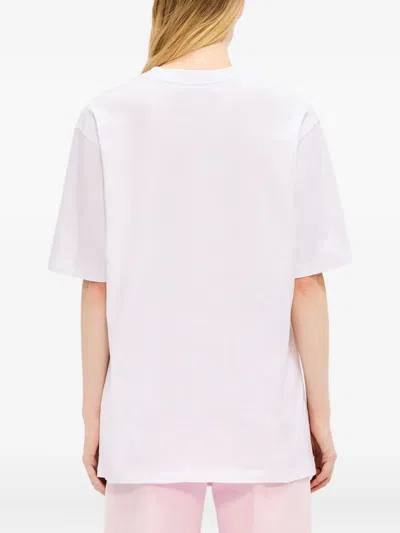 Msgm Graphic-print T-shirt In White