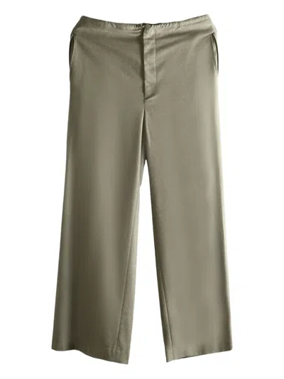 Auralee Drawstring Trousers In Gray
