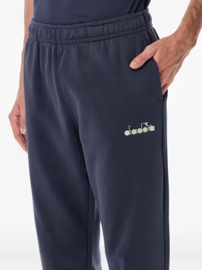 Diadora Run Valley Logo Track Pants In Blue
