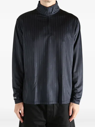 细条纹运动卫衣