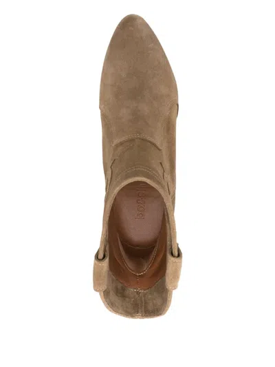 Ba&sh 85mm Pointed Ankle Boots In Brown