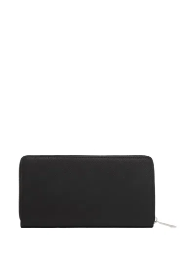Montblanc Soft Wallet 12cc Zip Around In Black
