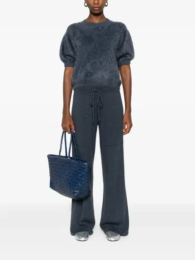 Lisa Yang Drawstring Trousers In Blue