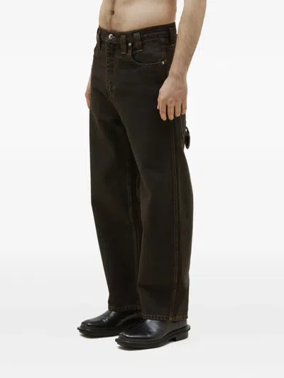 Eckhaus Latta Five-pocket Jeans In Blue