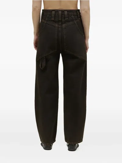 Eckhaus Latta Five-pocket Jeans In Blue