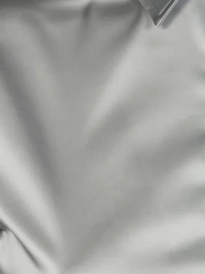 Robert Friedman Agata Satin Shirt In Gray
