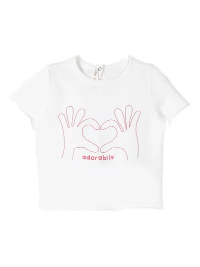 Zhoe & Tobiah Printed T-shirt In White