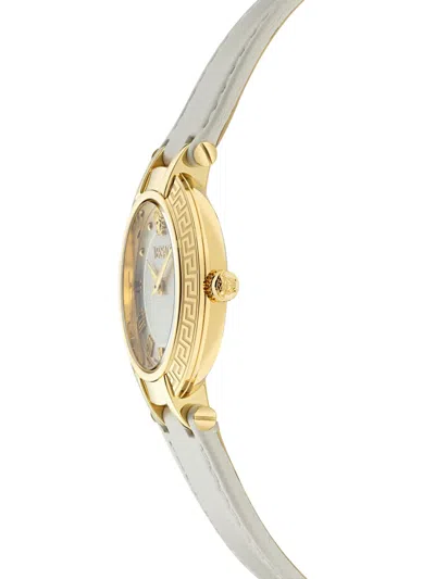 Versace Greca-bezel 34mm In Gold