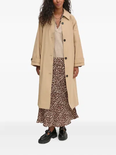 Pedro Del Hierro Leopard-print Midi Skirt In Multi