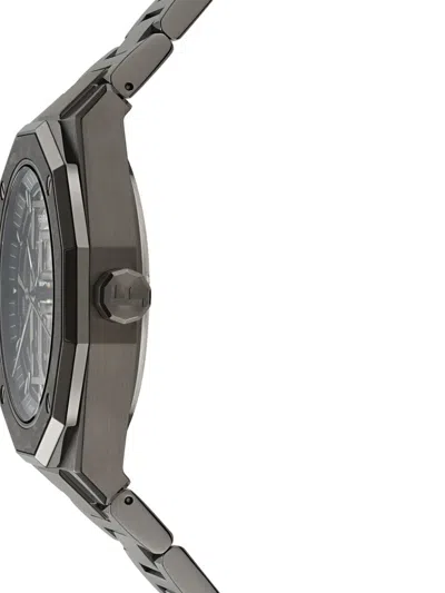 Ferragamo Edge Skeleton Watch In Gray
