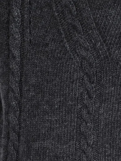 Ermanno Scervino Long Sleeve High Neck Sweater In Multi