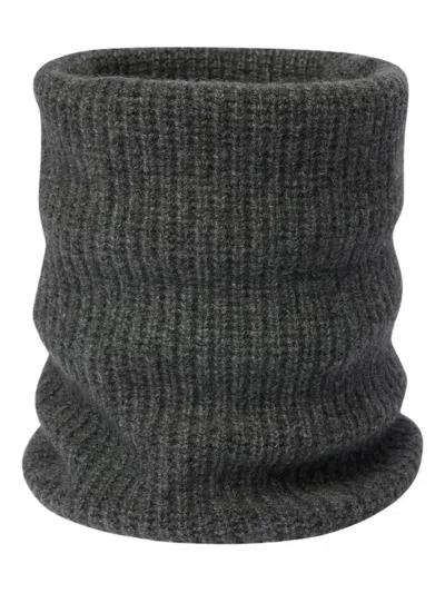 Ports 1961 Ribbed Knit Neck Warmer In Gray