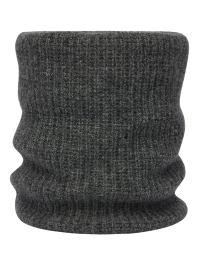 Ports 1961 Ribbed Knit Neck Warmer In Gray