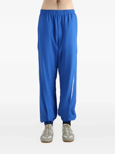 Ader Error Panelled Trousers In Blue
