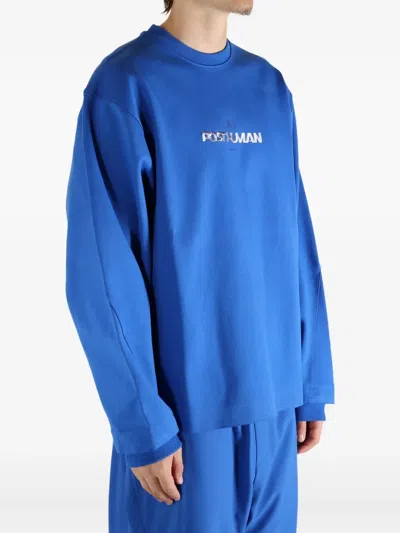 Ader Error Logo Sweatshirt In Blue