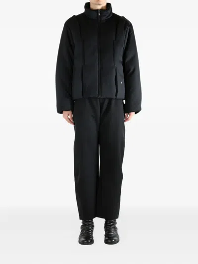 Ader Error Panelled Bo01fwdw0101bk Jacket In Black