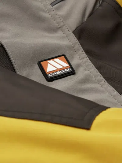 Martine Rose Gray Shrunken Sports Jacket In Multi