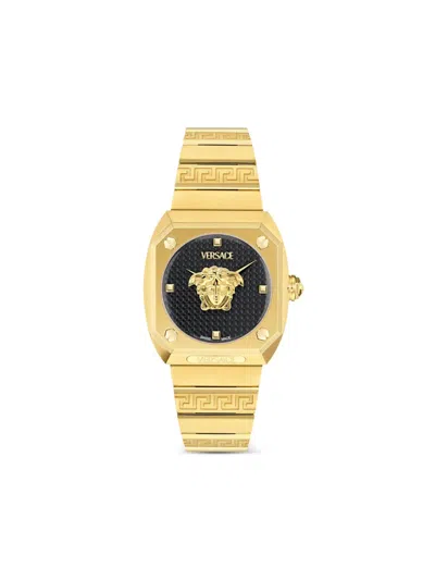Versace Antares Lady 35mm In Gold